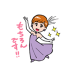 キララヅカ歌劇団～スミレの淑女～（個別スタンプ：18）