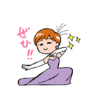 キララヅカ歌劇団～スミレの淑女～（個別スタンプ：34）