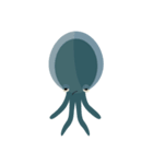 Deep Blue ＆ Little Little（個別スタンプ：3）