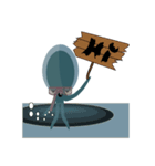 Deep Blue ＆ Little Little（個別スタンプ：7）