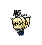 Dennis ＆ Mercy - Chibi School（個別スタンプ：14）