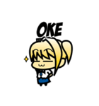 Dennis ＆ Mercy - Chibi School（個別スタンプ：28）