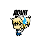 Dennis ＆ Mercy - Chibi School（個別スタンプ：32）