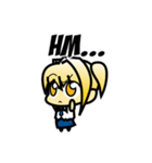 Dennis ＆ Mercy - Chibi School（個別スタンプ：36）