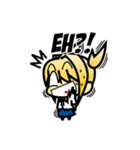 Dennis ＆ Mercy - Chibi School（個別スタンプ：38）
