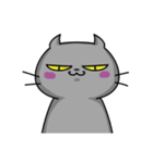 灰ねこニコラス（個別スタンプ：2）