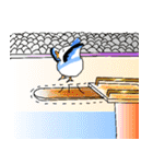 The sport games of flying birds（個別スタンプ：7）