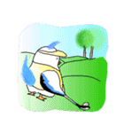 The sport games of flying birds（個別スタンプ：10）