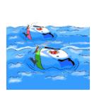 The sport games of flying birds（個別スタンプ：15）