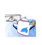 The sport games of flying birds（個別スタンプ：20）