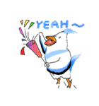 The sport games of flying birds（個別スタンプ：26）