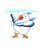 The sport games of flying birds（個別スタンプ：34）