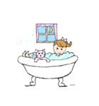 LuLu's summer vacation.（個別スタンプ：8）