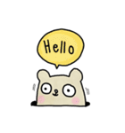 People Bear English Version（個別スタンプ：1）
