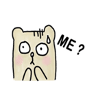 People Bear English Version（個別スタンプ：3）