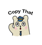 People Bear English Version（個別スタンプ：8）