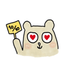 People Bear English Version（個別スタンプ：14）
