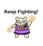 People Bear English Version（個別スタンプ：19）