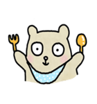 People Bear English Version（個別スタンプ：25）