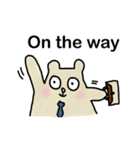 People Bear English Version（個別スタンプ：26）