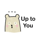 People Bear English Version（個別スタンプ：31）