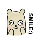 People Bear English Version（個別スタンプ：33）