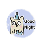 People Bear English Version（個別スタンプ：37）