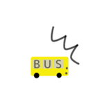 バス運転手、ドライバーさんに動くスタンプ（個別スタンプ：13）