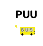 バス運転手、ドライバーさんに動くスタンプ（個別スタンプ：22）
