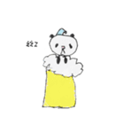 ハッピー＊2 パンダちゃん（個別スタンプ：8）