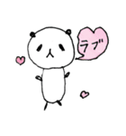 ハッピー＊2 パンダちゃん（個別スタンプ：15）