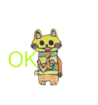 シマフクとパンダ（個別スタンプ：4）