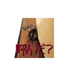 もふもふ黒猫と仲間たち（個別スタンプ：35）