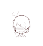 シンプル男の子2（個別スタンプ：7）