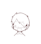 シンプル男の子2（個別スタンプ：10）