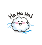 Greetings from a cute cloud.（個別スタンプ：2）