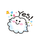 Greetings from a cute cloud.（個別スタンプ：5）