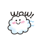 Greetings from a cute cloud.（個別スタンプ：7）