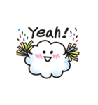 Greetings from a cute cloud.（個別スタンプ：12）