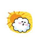 Greetings from a cute cloud.（個別スタンプ：23）