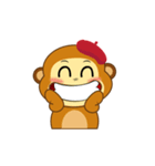 Always Having Fun Monkeys_animate_3（個別スタンプ：6）