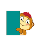 Always Having Fun Monkeys_animate_3（個別スタンプ：22）
