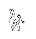 無表情なうさぎさん2（個別スタンプ：6）