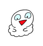 白くて柔らかい生き物（個別スタンプ：1）