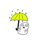白くて柔らかい生き物（個別スタンプ：40）