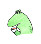 happy crocodile（個別スタンプ：1）