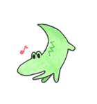 happy crocodile（個別スタンプ：13）