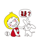 Girl with puppy daily（個別スタンプ：10）