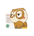 Owlbay love U！（個別スタンプ：6）