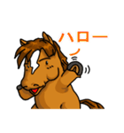 やんちゃ馬-レベル [Rebel the Horse]（個別スタンプ：6）